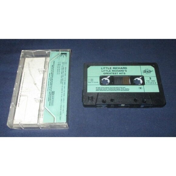 Little Richard's Greatest Hits on cassette (Kent /Polygram Records, 1984) - Picture 2 of 2